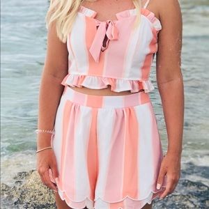 Two piece summer outfit